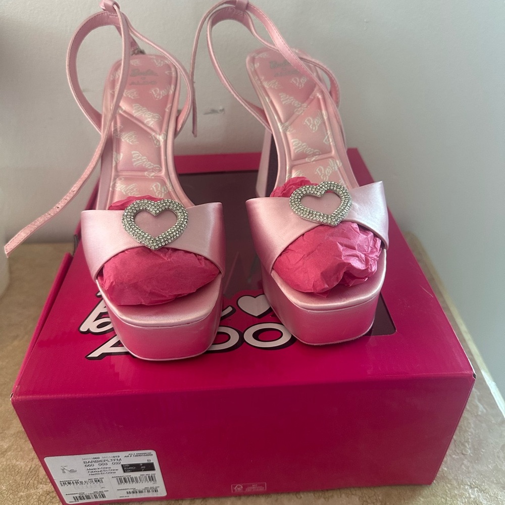 Barbie Pink Platform Heels